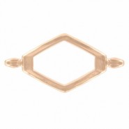 Cymbal ™ DQ metall Connector Kotroni für SuperDuo Perlen - Rosé Gold